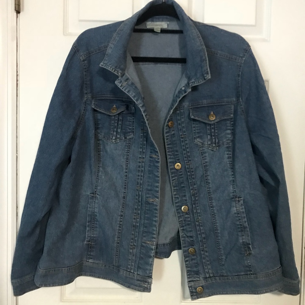 Denim Jacket! Dress Barn! 2X